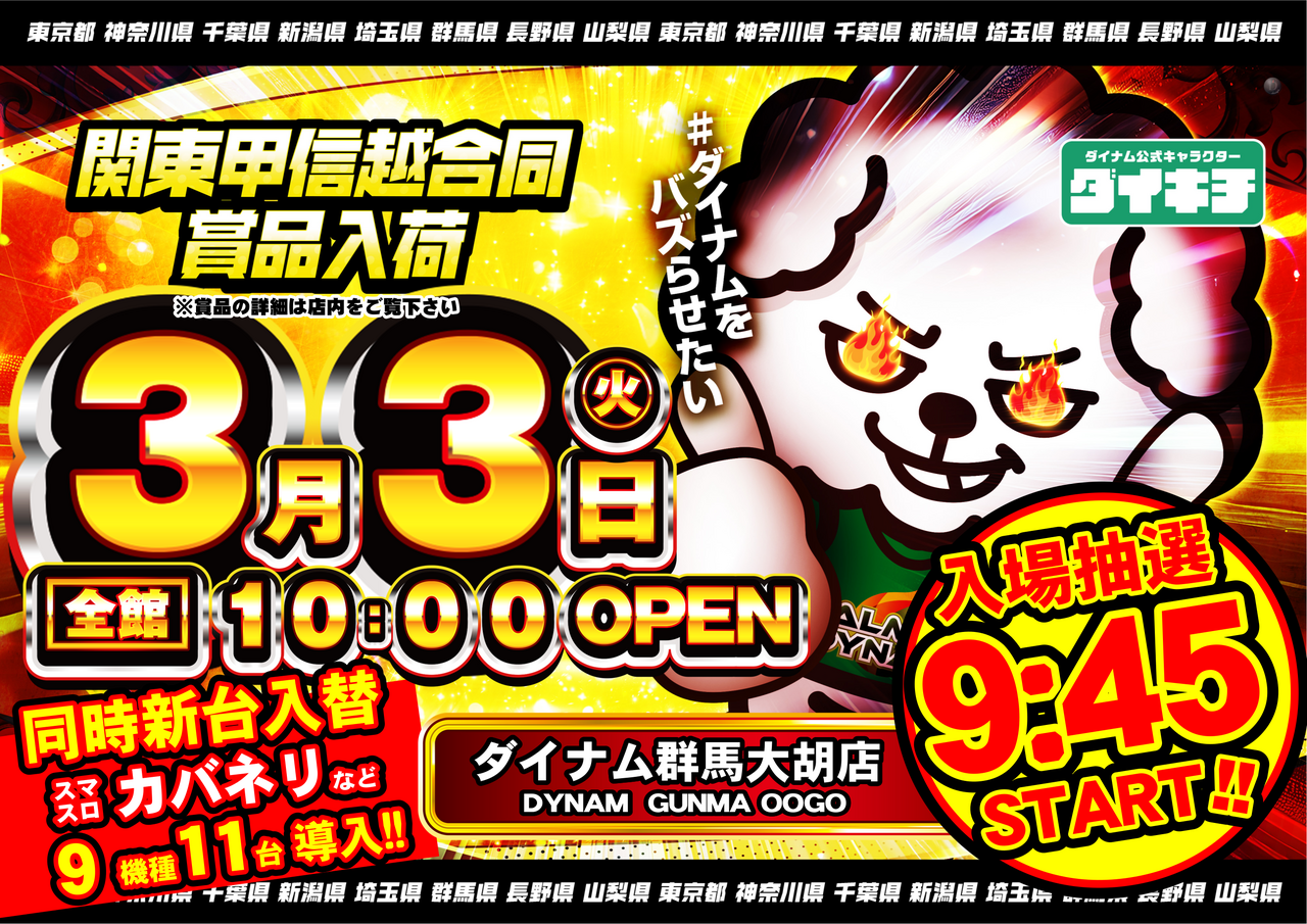 ダイナム大胡店 | P-WORLD